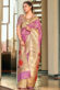 Radiant Weaving Work On Off White Color Art Silk Fabric Saree