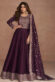 Shamita Shetty Creative Art Silk Fabric Gown With Dupatta In Dark Green Color