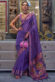 Yellow Color Function Look Charismatic Sequins Work Organza Saree