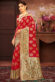 Yellow Color Banarasi Silk Ingenious Saree With Weaving Work