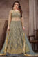Function Style Amazing Net Fabric Sharara Top Lehenga In Off White Color