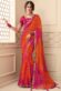 Bandhani Printed Casual Classic Saree In Maroon Color