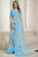Chiffon Fabric Beige Color Soothing Casual Look Printed Saree
