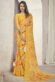 Chiffon Fabric Magenta Color Ingenious Casual Look Printed Saree