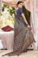Vintage Crepe Silk Fabric Printed Saree In Multi Color