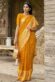 Brasso Fabric Enthralling Rani Color Festive Look Printed Saree