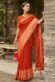 Brown Color Festive Look Brasso Fabric Coveted Printed Saree