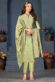 Cyan Color Festival Vichitra Fabric Trendy Salwar Suit