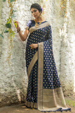 Radiant Weaving Work Banarasi Silk Saree