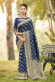 Fetching Festive Wear Art Silk Saree In Magenta Color