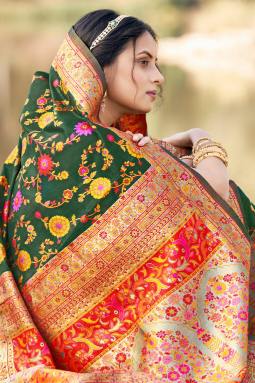 Wonderful Kashmiri Modal Weaving Saree