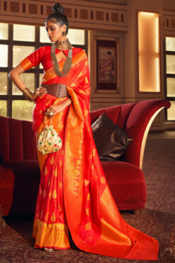 Gorgeous Art Silk Weaving Design Festive Saree