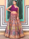 Classic Style Designer Banarasi Silk Purple Lehenga Choli