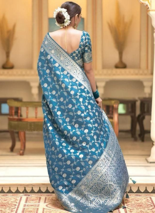 Rama Traditional Function Wear Banarasi Soft Silk Saree Miraamall