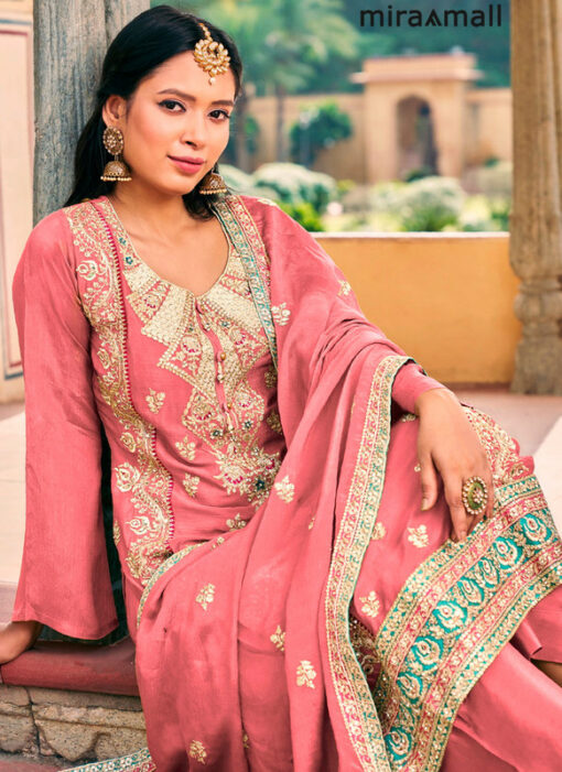 Attractive Designs Straight Salwar Suit Miraamall
