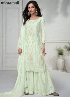 Pista Designer Embroidered Work Salwar Suit Miraamall